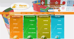 Desktop Screenshot of heronlanguageservices.com